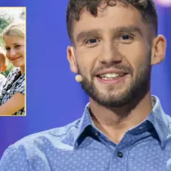 Kto odchodzi z serialu M jak Miłość? Na zdjęciu młody Piotr Zelt z rodziną i jego obecna twarz.