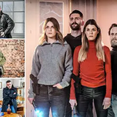 Sprawiedliwi wydział kryminalny obsada: detektywi w akcji, gotowi rozwiązać zagadkę.