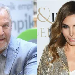 Mężczyzna z mikrofonem i kobieta w błyszczącej marynarce. Czy zastanawiałeś się, ile zarabiają aktorzy w serialach?