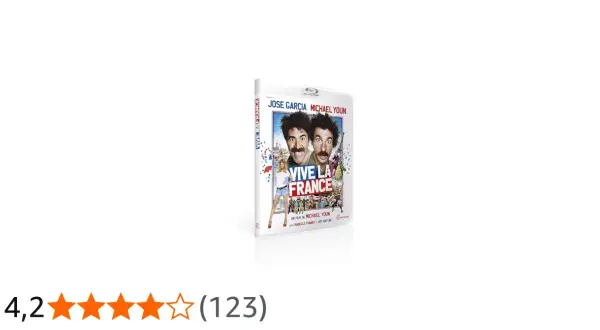 Płyta Blu-ray z filmem "Vive la France" z komikami Josem Garcią i Michaelem Younem.