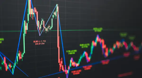 Wykres świecowy z liniami trendu. Analiza danych finansowych, co to znaczy HFR w kinie?