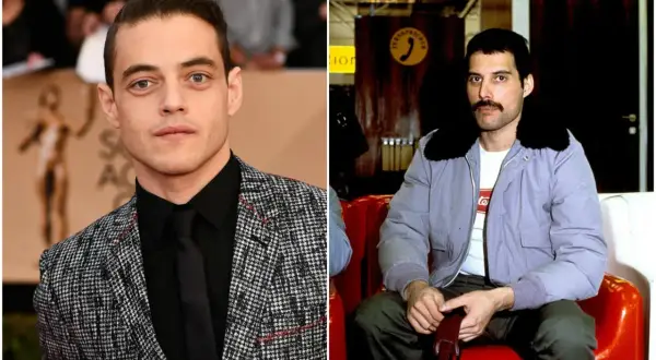 Rami Malek jako Freddie Mercury. Porównanie aktora z filmu Bohemian Rhapsody z obsadą.