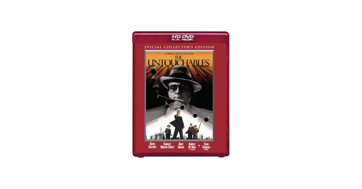 Okładka filmu "Nietykalni" (The Untouchables) w edycji HD DVD.