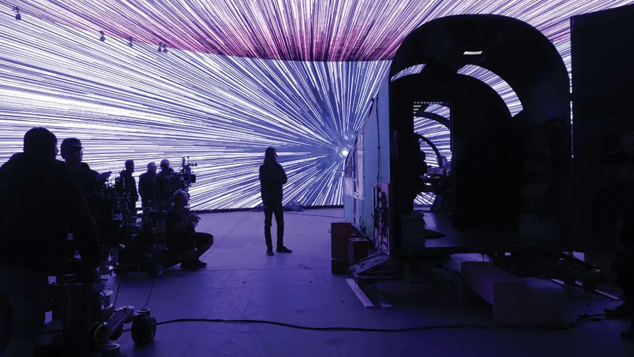 nowoczesny plan filmowy The Volume technologia LED