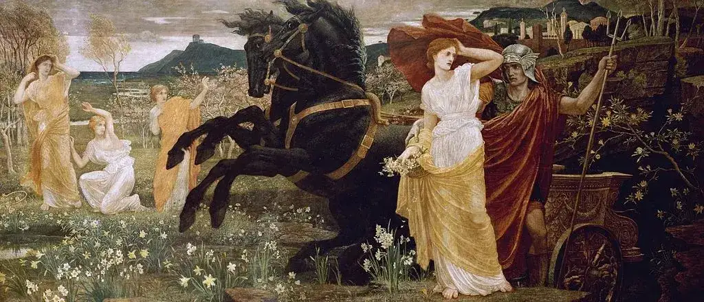 Demeter i Persefona mit ilustracja