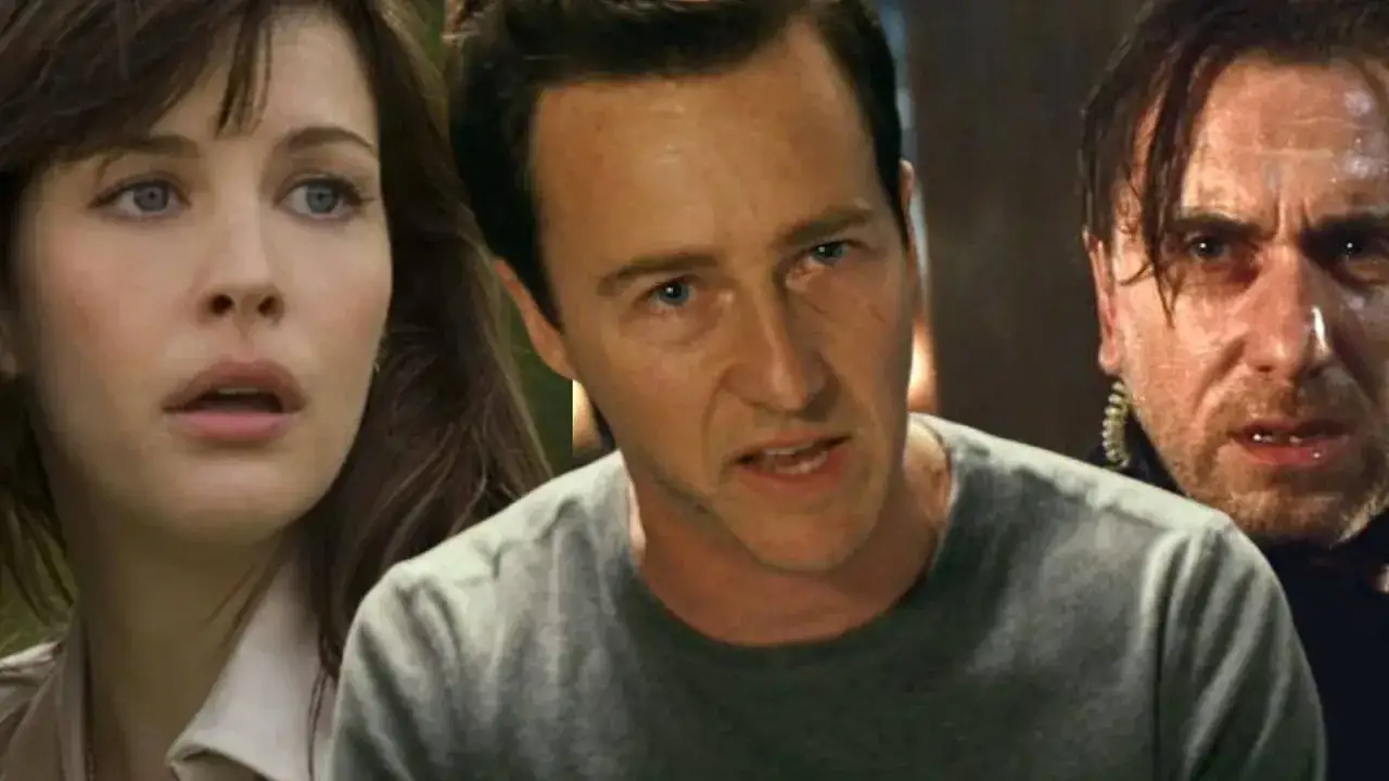 Liv Tyler, Edward Norton i Tim Roth w scenach z filmu