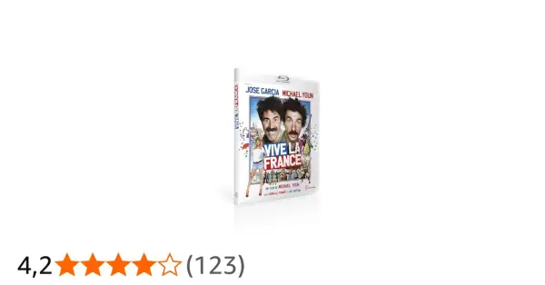 Płyta Blu-ray z filmem "Vive la France" z komikami Josem Garcią i Michaelem Younem.